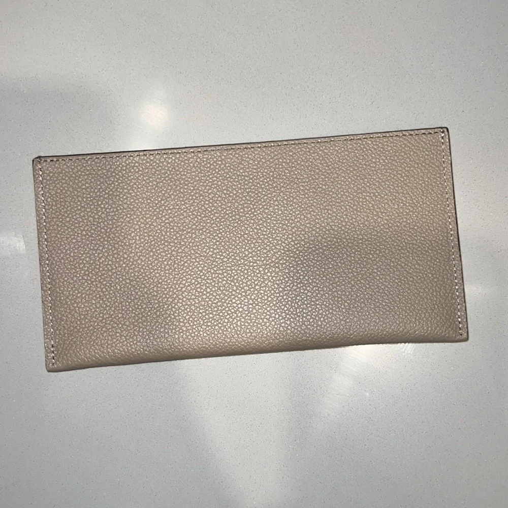 Louis Vuitton Taupe Leather Card Holder